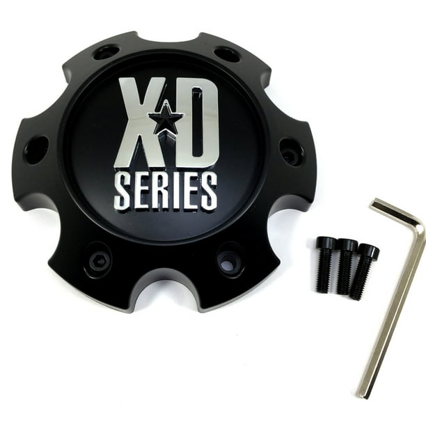 KMC XDS Satin Black Wheel Center Hub Cap 5 lug 5x139.70 XD832 Fusion 